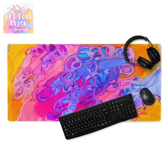 Carried Away Abstract Gaming mouse pad - Art Love Decor