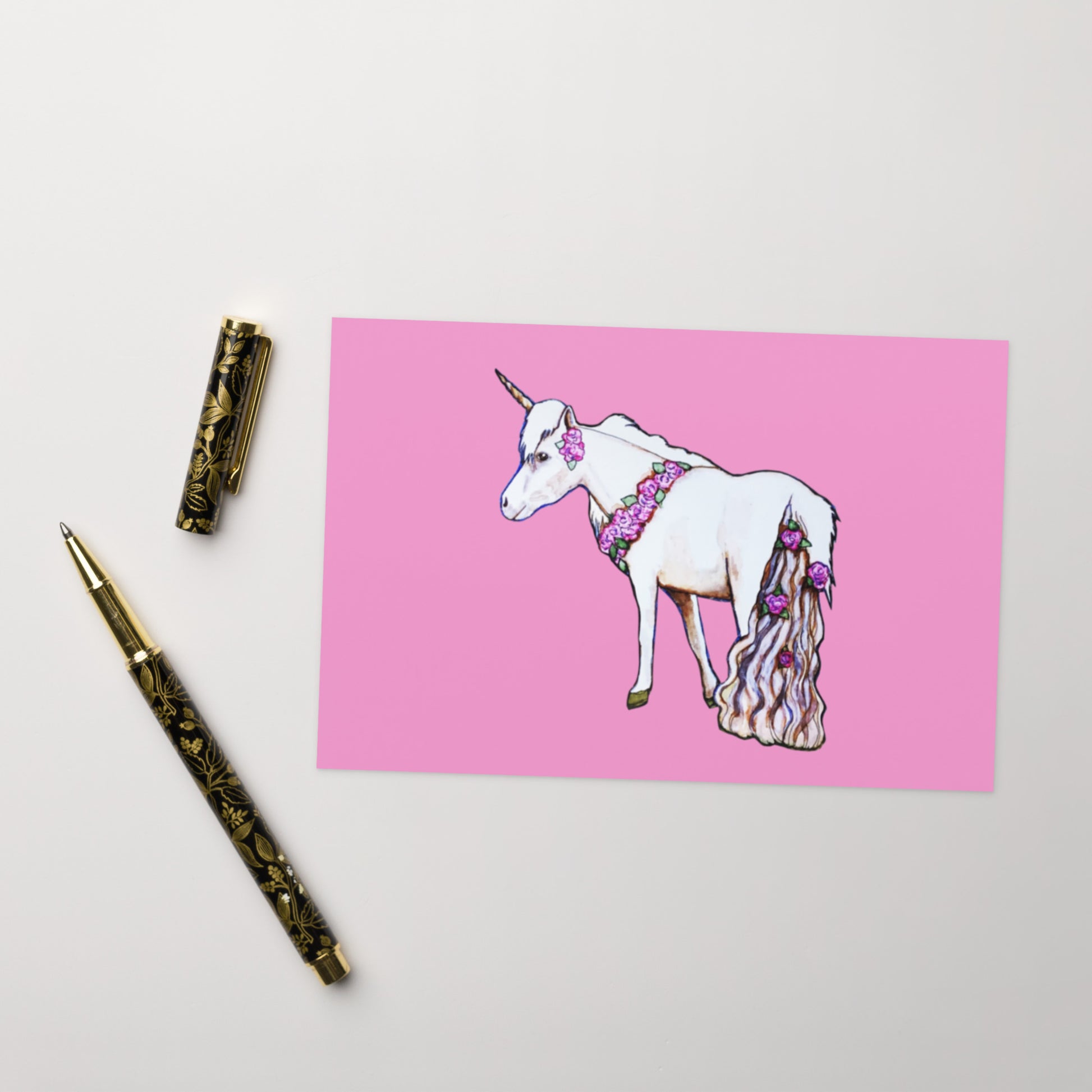 Mini Horse UnicornGreeting card - Art Love Decor