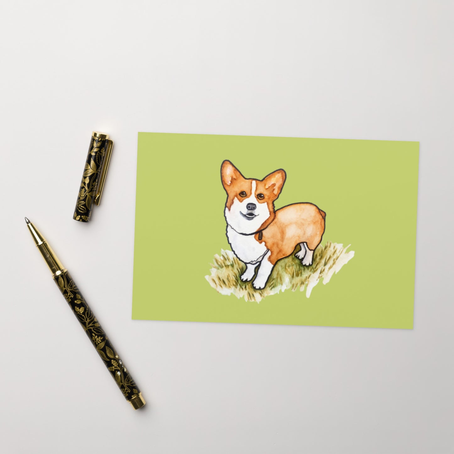 Corgi Dog Greeting card - Art Love Decor