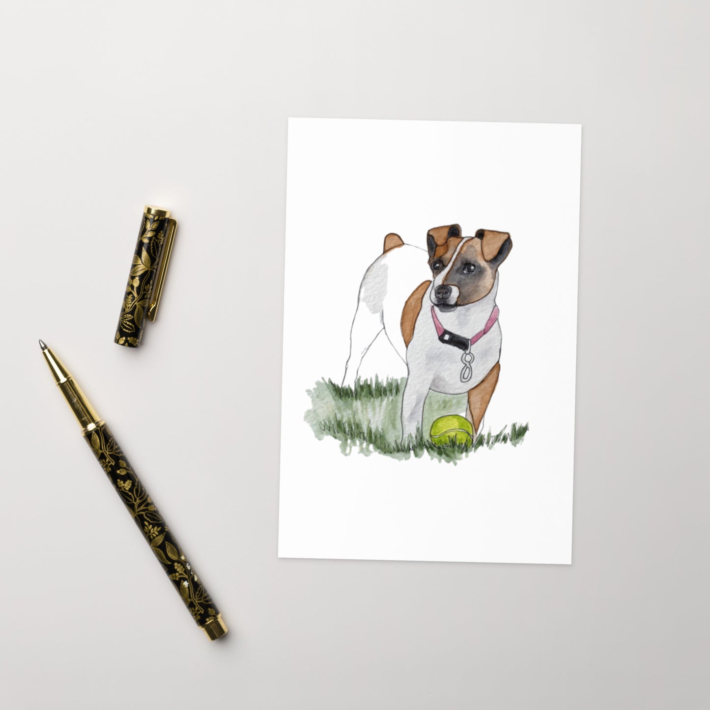 Dog Ball Greeting card - Art Love Decor