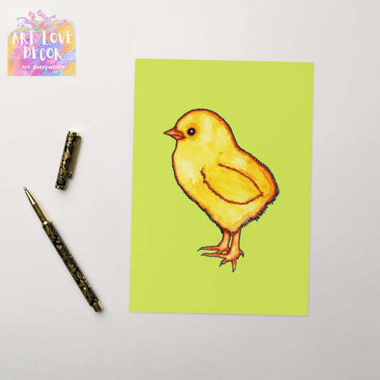 Baby Chick Greeting card - Art Love Decor