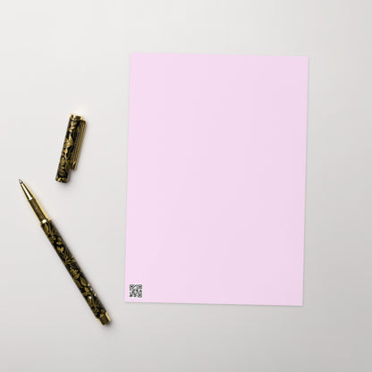 Big Pink Persian Cat Greeting card - Art Love Decor