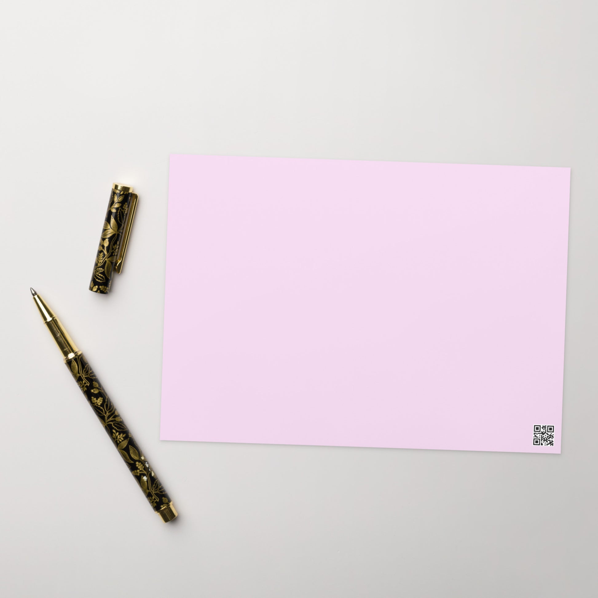 Pink Mini Horse Greeting card - Art Love Decor