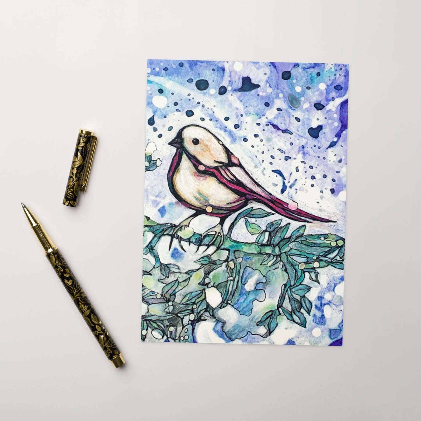 Rain Bird Greeting card - Art Love Decor