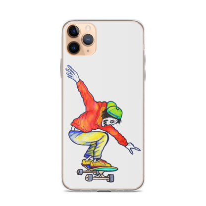 Skaterbones Down iPhone Case
