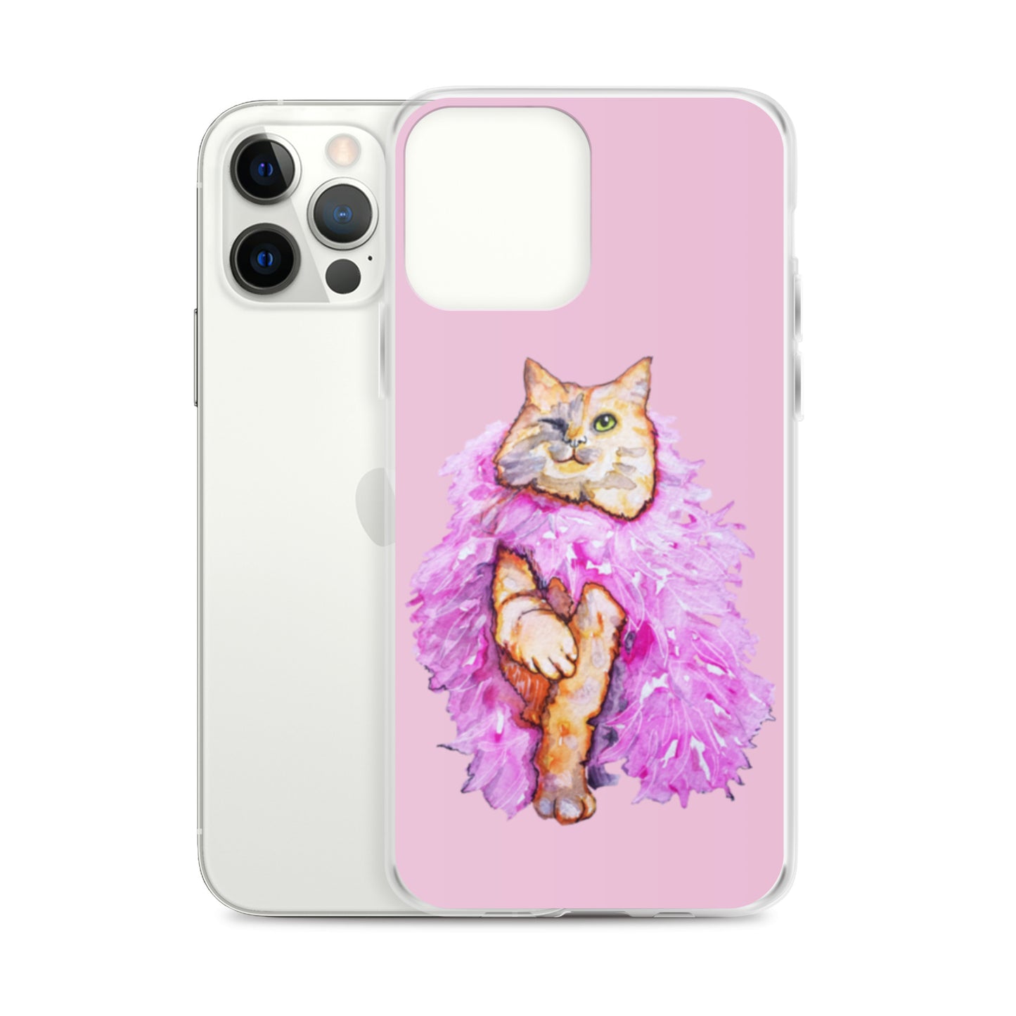 Boa Cat Wink iPhone Case