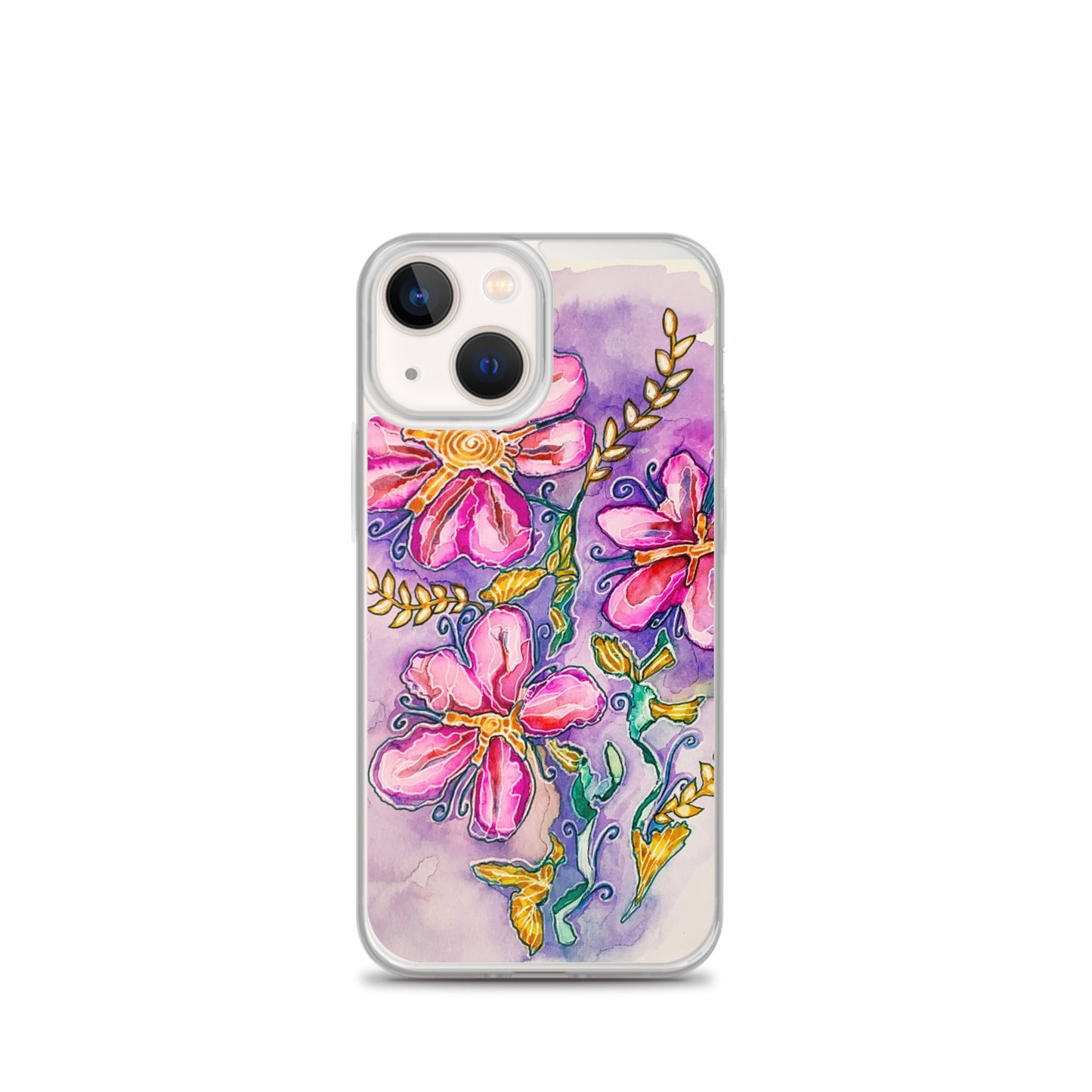 Pink Flowers iPhone Case