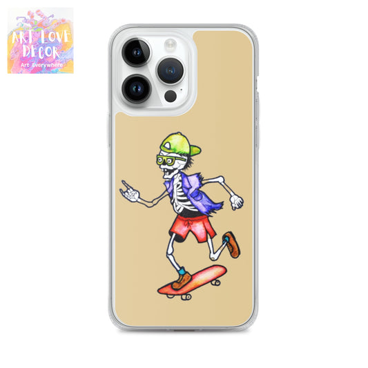 Skaterbones Specs iPhone Case