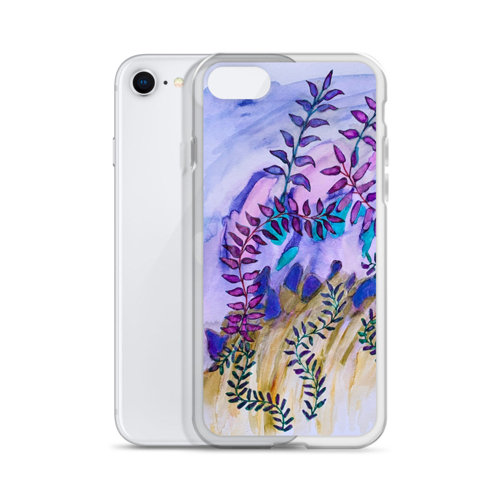 Purple Leaves iPhone Case - Art Love Decor