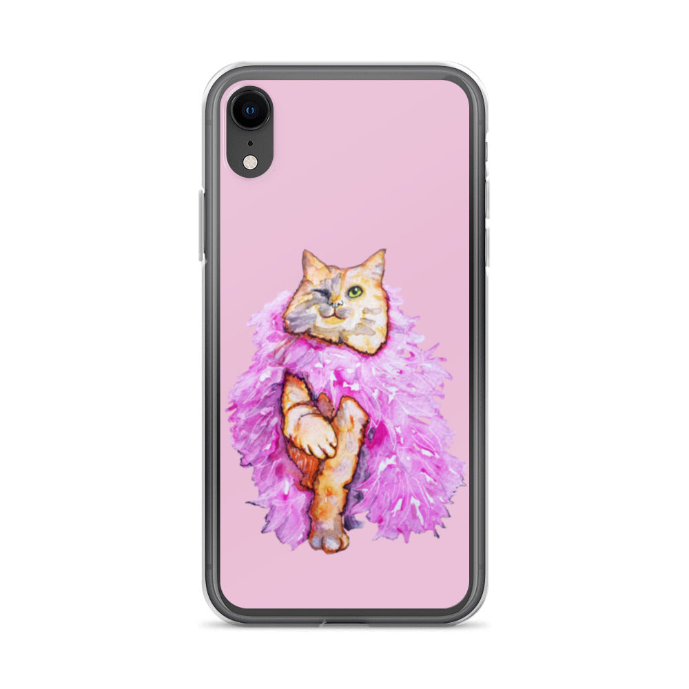 Boa Cat Wink iPhone Case