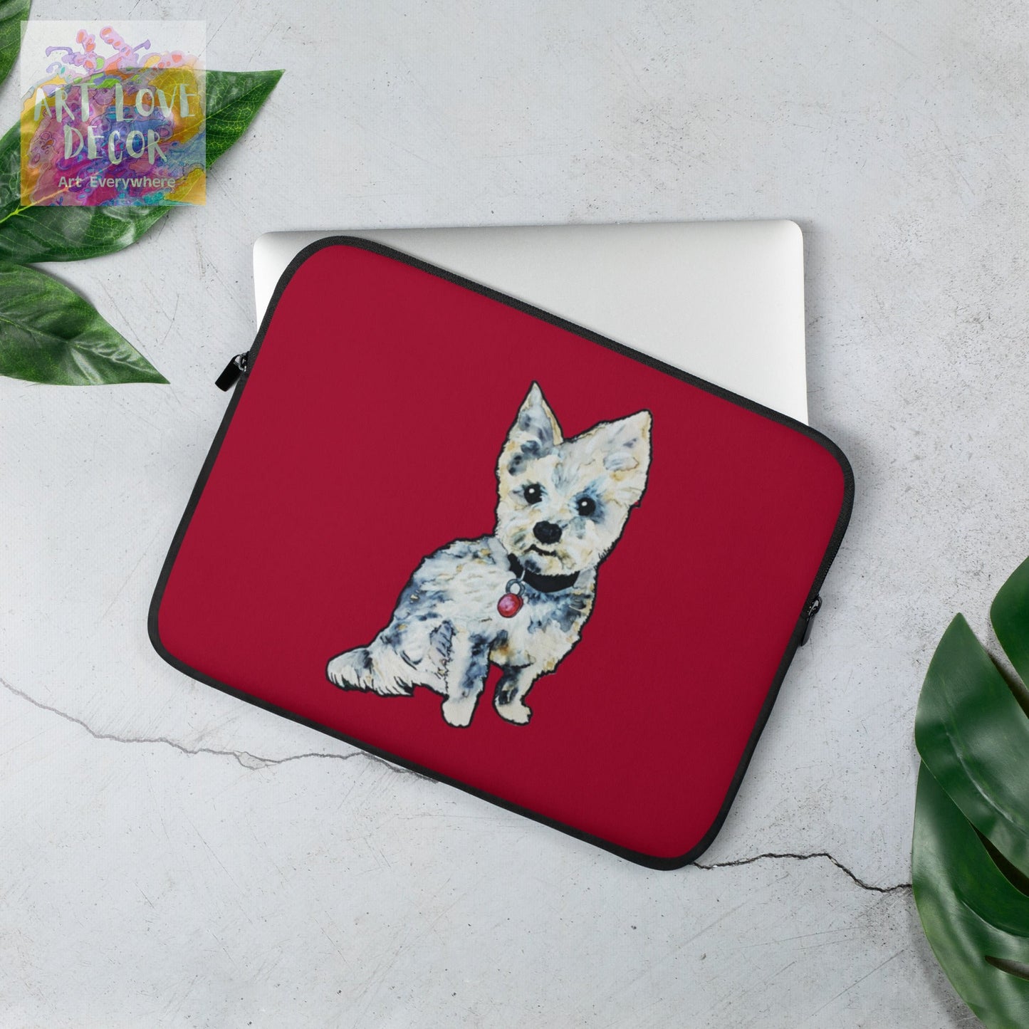 Yorkie Dog Laptop Sleeve