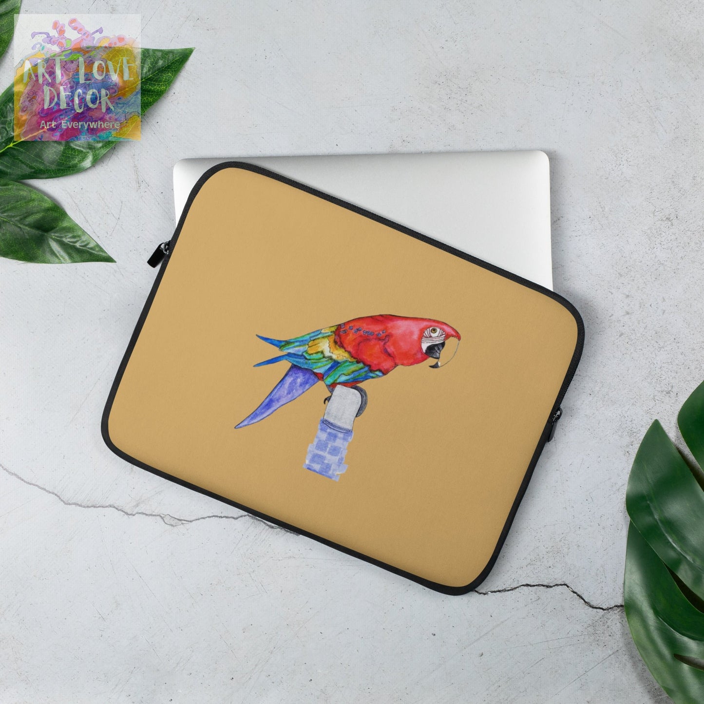 Parrot Laptop Sleeve - Art Love Decor