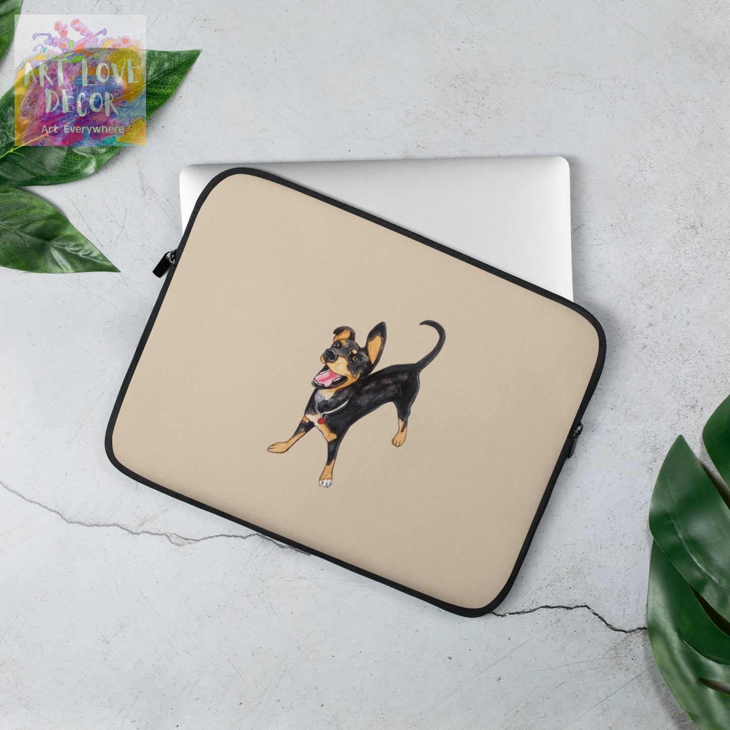 Happy Dog Laptop Sleeve
