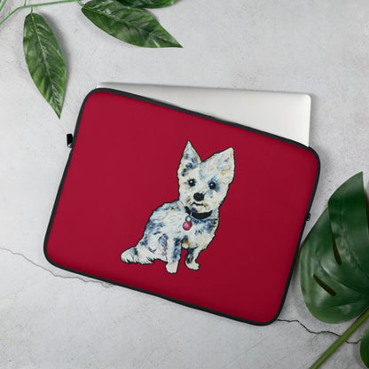 Yorkie Dog Laptop Sleeve