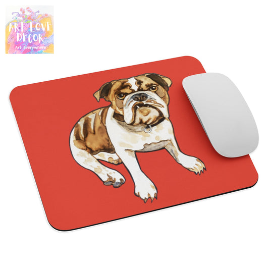 Bull Dog mouse pad - Art Love Decor