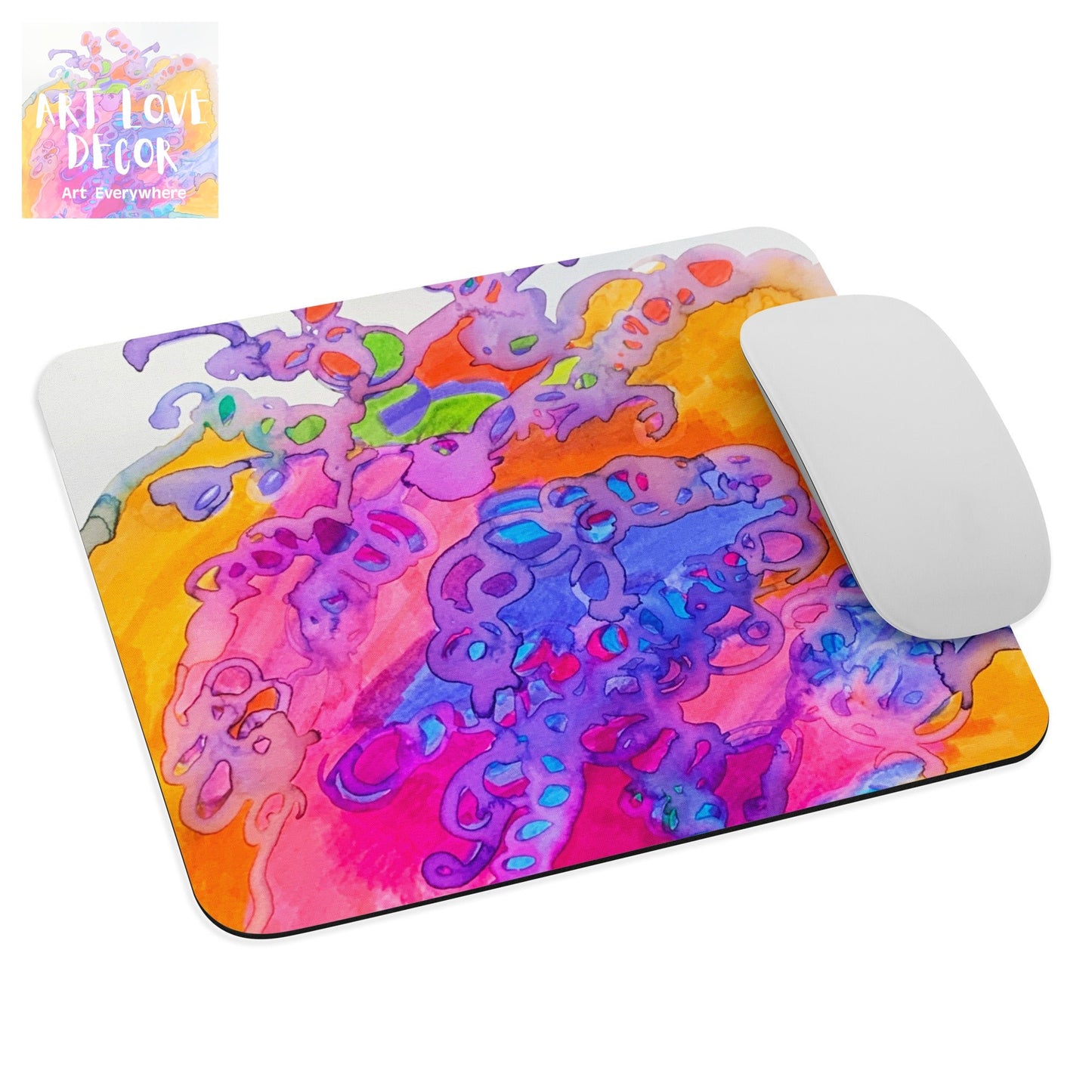 Carried Away Abstract Mouse pad