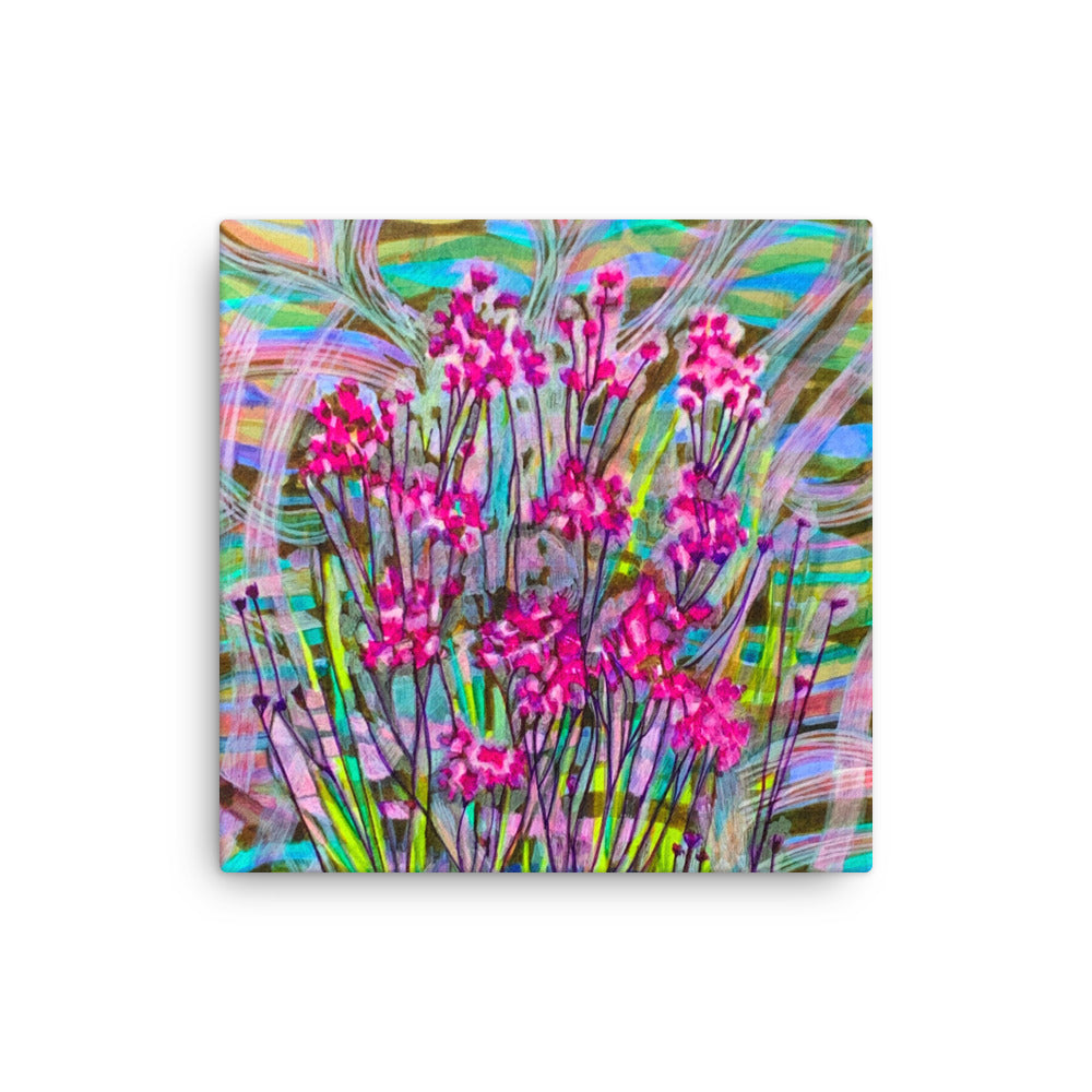 Blooming Pinks Abstract canvas print unframed - Art Love Decor