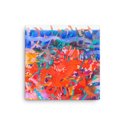 Rude Awakening Abstract Thin canvas