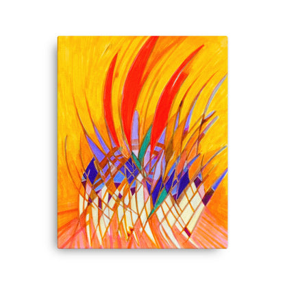 Running Late Abstract Thin canvas
