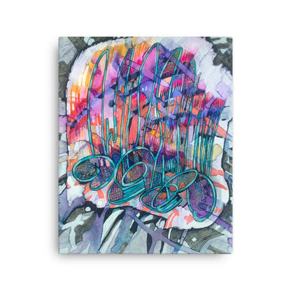 Let Loose Abstract Thin canvas