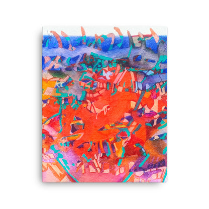 Rude Awakening Abstract Thin canvas