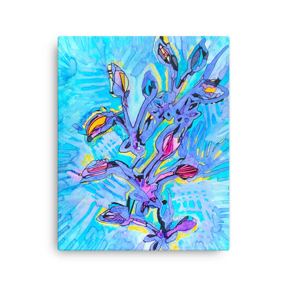 New Flower Buds Thin canvas