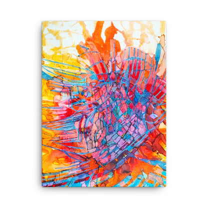 Fire Pit Abstract canvas print unframed - Art Love Decor