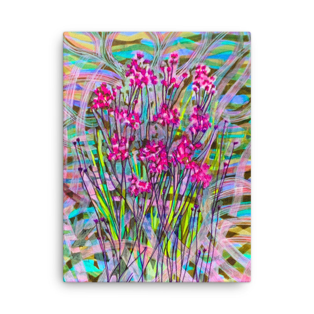 Blooming Pinks Abstract canvas print unframed - Art Love Decor