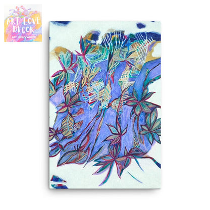 Moonlight Abstract Thin canvas