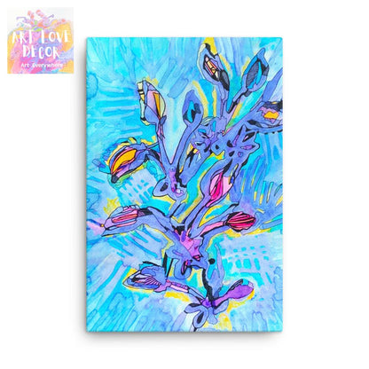 New Flower Buds Thin canvas