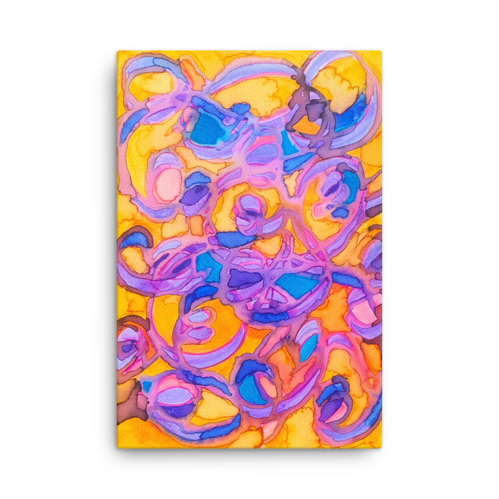 Circle Back Abstract Thin canvas