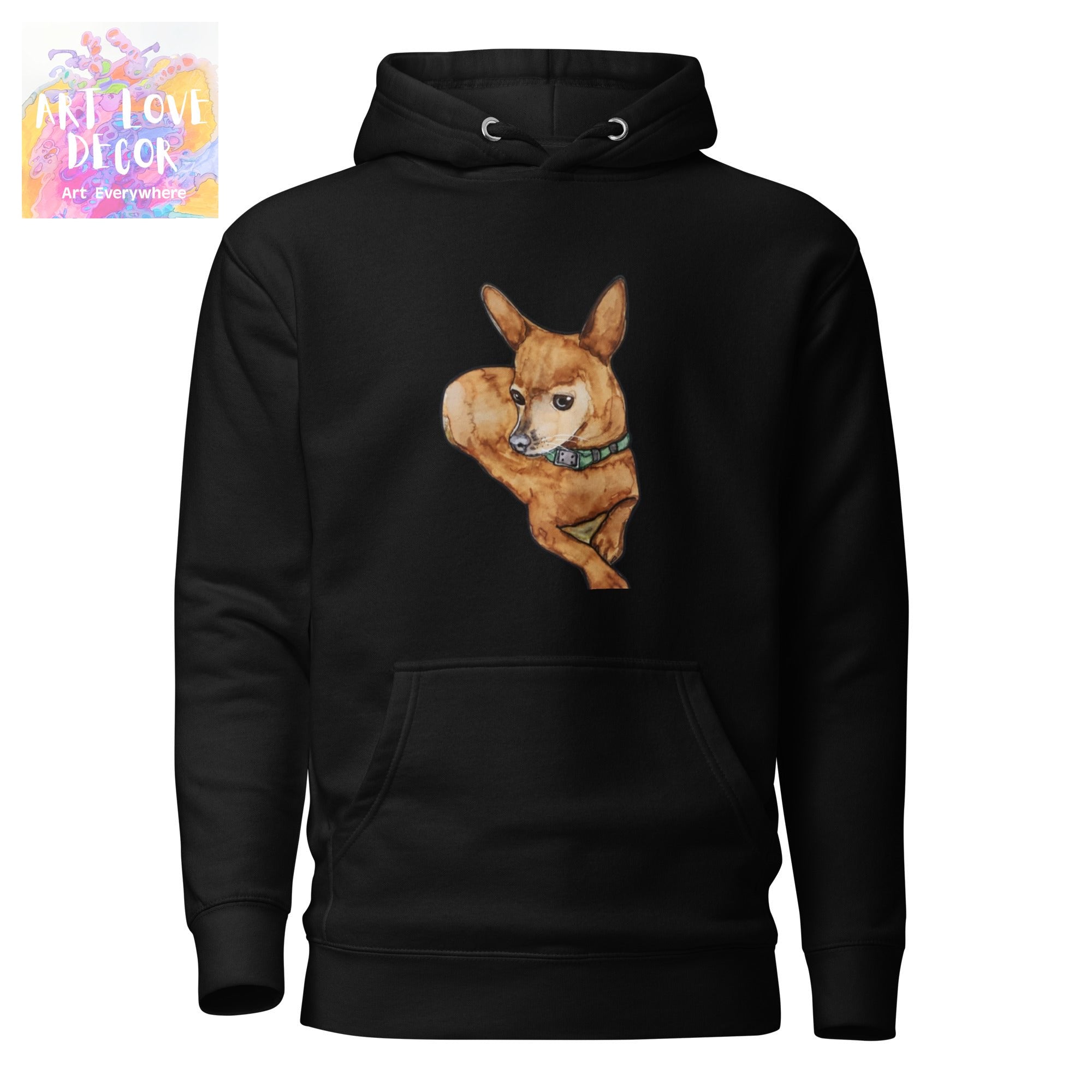 Chihuahua in a clearance hoodie