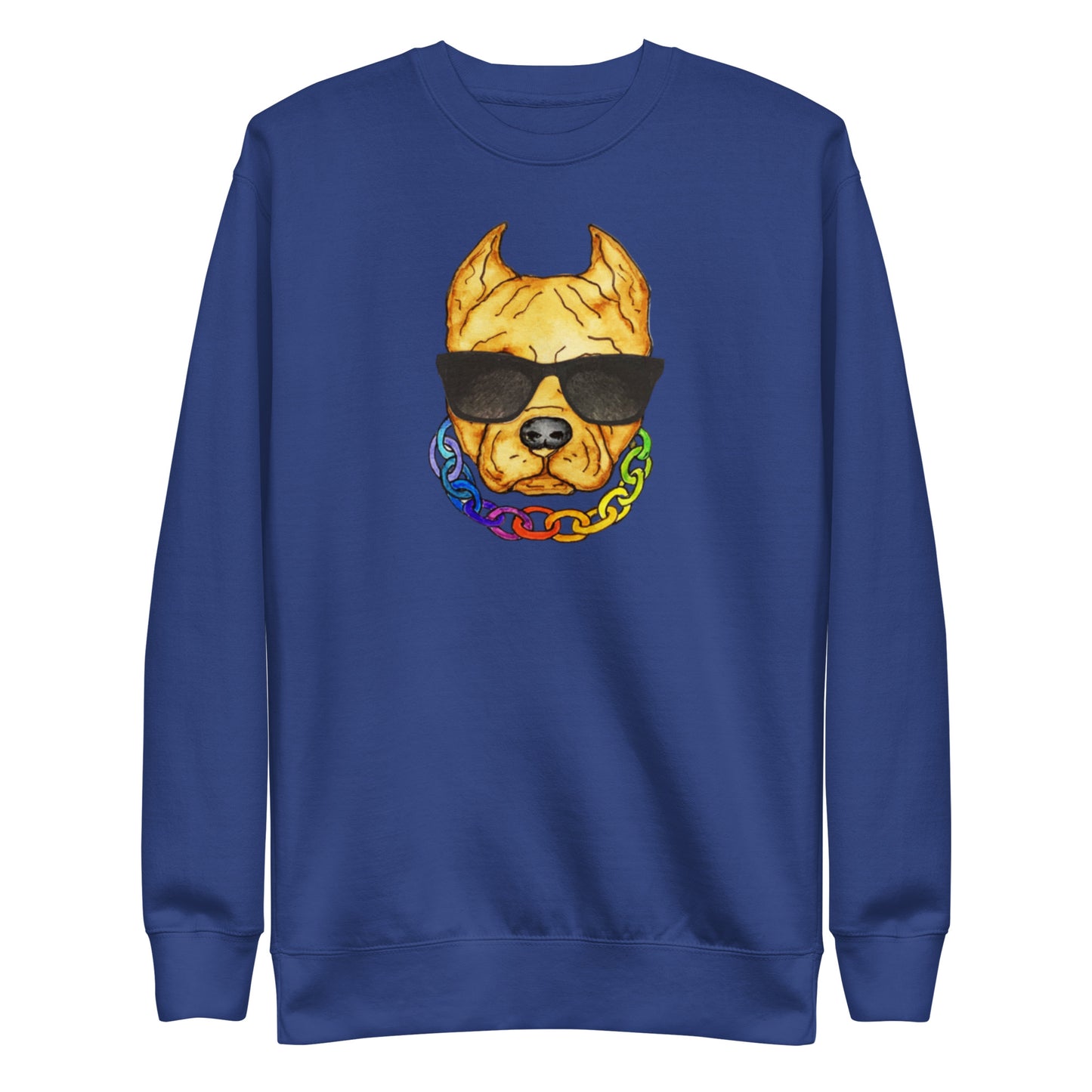 Pit Bull Shades Dog Sweatshirt