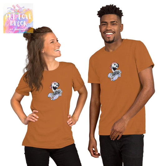 Gamerbones Grin Men's T-shirt - Art Love Decor