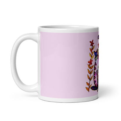 Two Cats glossy mug